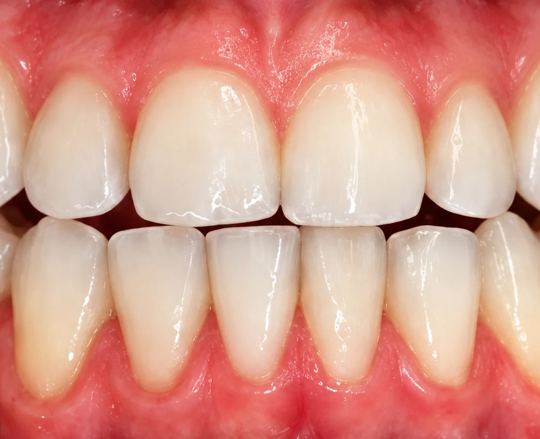 Dentes após o clareamento.